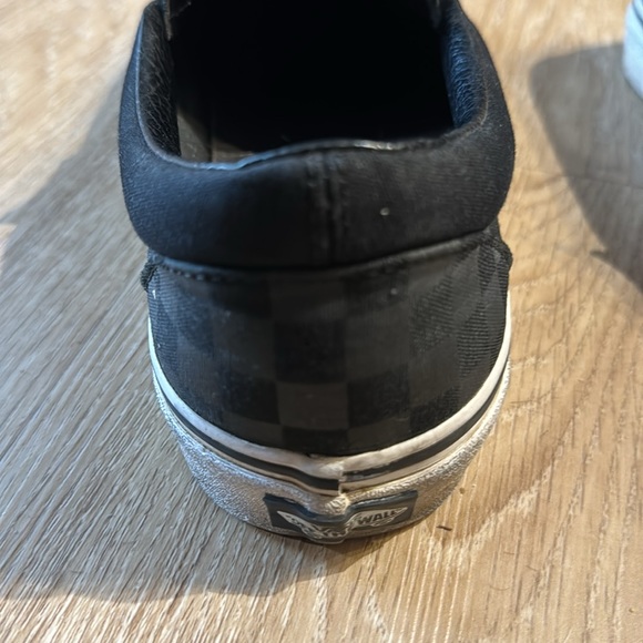 Vans Classic Slip-On Checkerboard Mens 11 black and grey - Picture 3 of 6